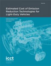 LDV emission control technology costs report, cover